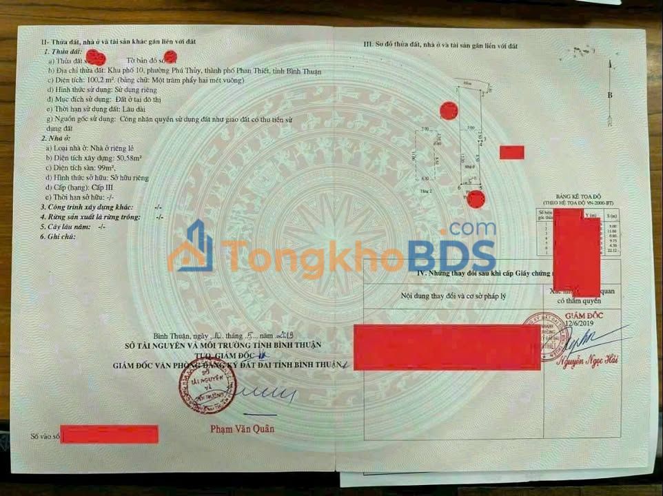 Nhà lầu Phú Thủy 100m² 2,35 tỷ - Gần Ocean Dunes