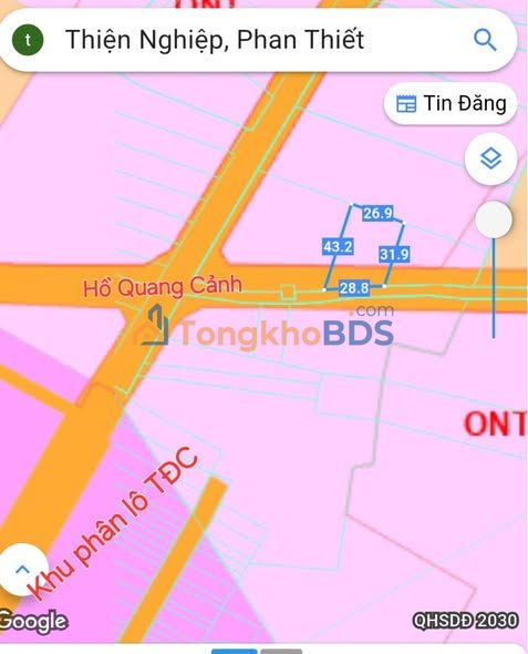 Đất nền Hồ Quang Cảnh Mũi Né 1000m² giá 3.2 tỷ - Tiềm năng tăng giá