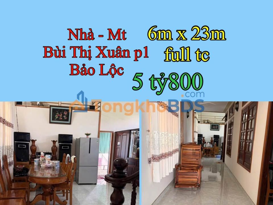Nhà Mặt Tiền Bảo Lộc 138m² giá 5.8 tỷ - Vị trí đắc địa