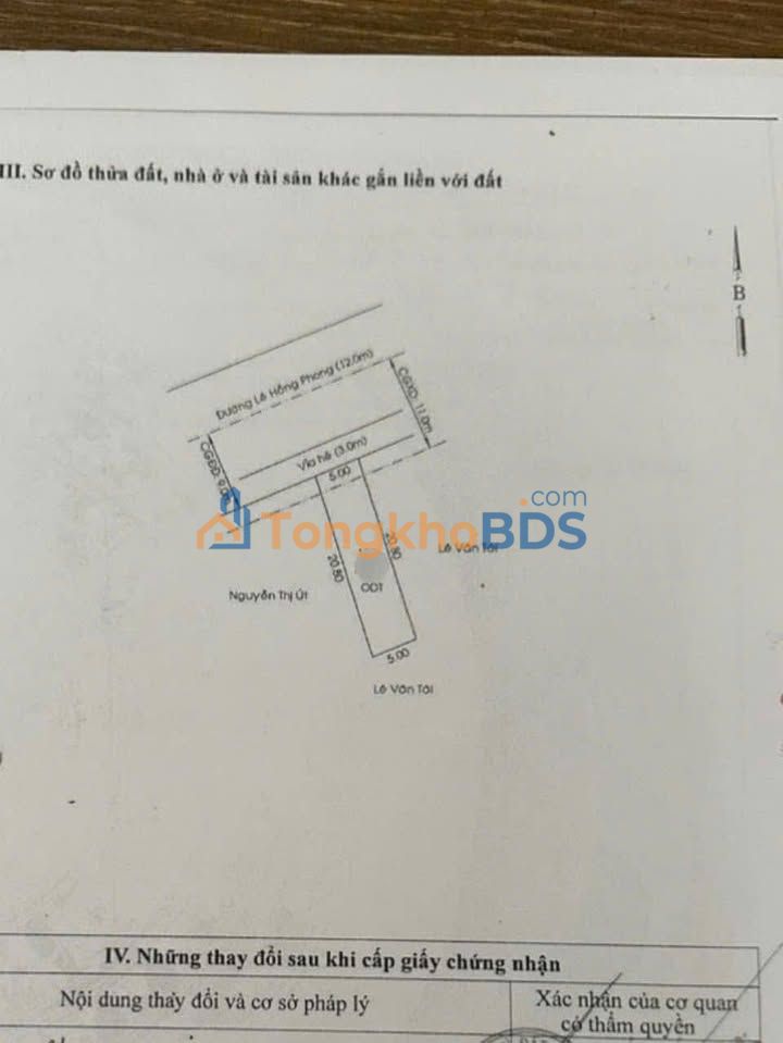 Nhà phố mặt tiền Lê Hồng Phong Yên Lạc 102m² - Vị trí đắc địa