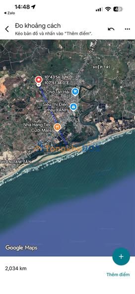 Đất nền xã Tân Hải, La Gi 145m² giá 570 triệu - Sổ đỏ chính chủ