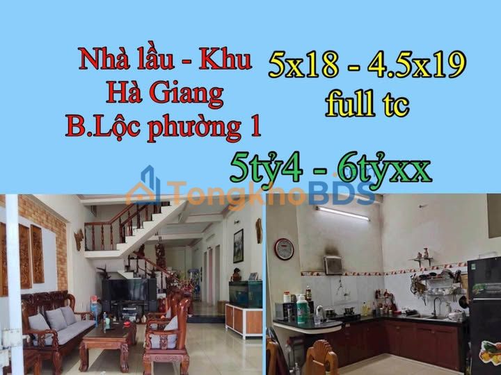 Nhà riêng Phường 1 Bảo Lộc 90m² giá 5.4 tỷ - Vị trí đẹp, sổ hồng sẵn