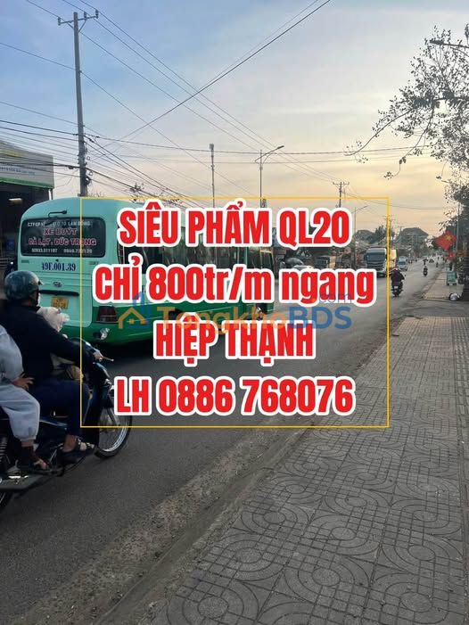 Đất nền Quốc lộ 20 Đức Trọng 438m² giá 9.6 tỷ - Vị trí đắc địa