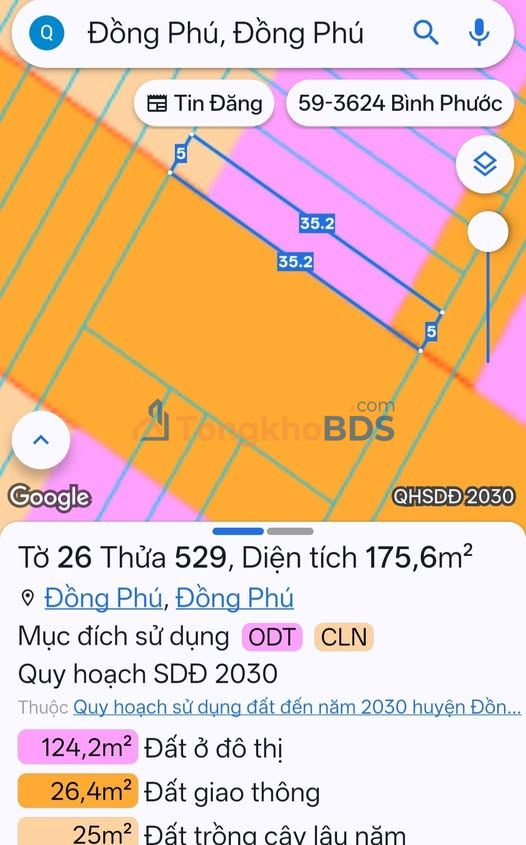 Đất nền Thị trấn Tân Phú 175m² giá 2xx triệu - Tiềm năng tăng giá!