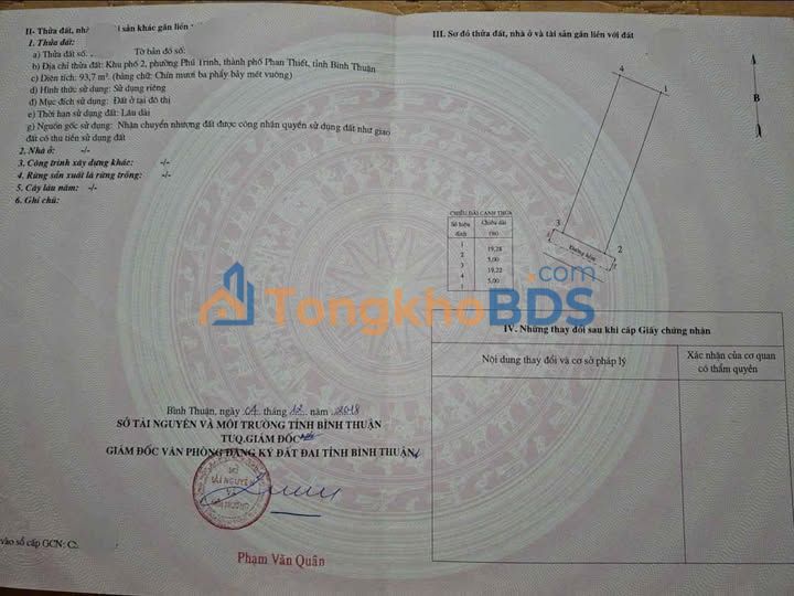 Nhà phố Phú Trinh Phan Thiết 94m² 2.65 tỷ - Dòng tiền ổn định!