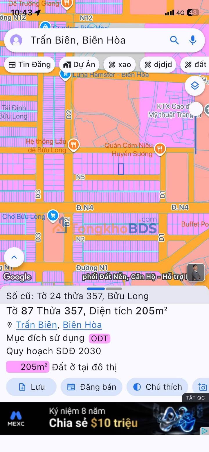 Nhà phố Trung Dũng Biên Hòa 200m² giá 10 tỷ - Vị trí đắc địa