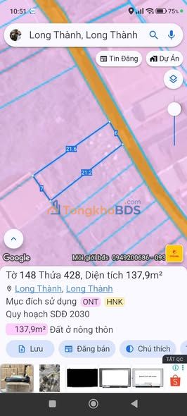Đất mặt tiền nhựa Bình Sơn 126m² giá 1.9 tỷ