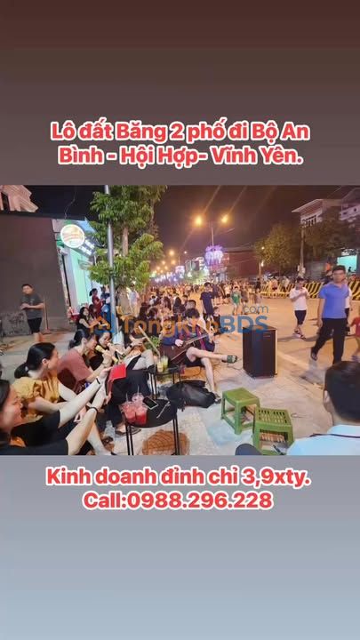 Đất nền Phố Tam Lộng Vĩnh Yên 89m² giá 3.9 tỷ - Vị trí đắc địa