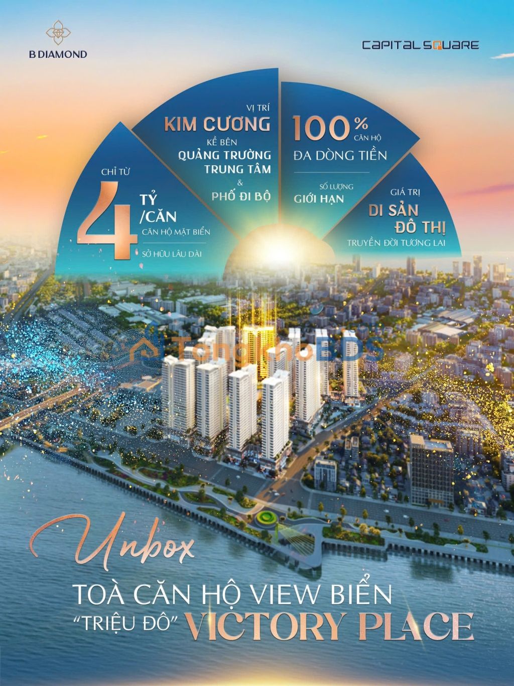Căn hộ Capital Square Sơn Trà 65m² giá 6 tỷ - View biển cực đẹp!