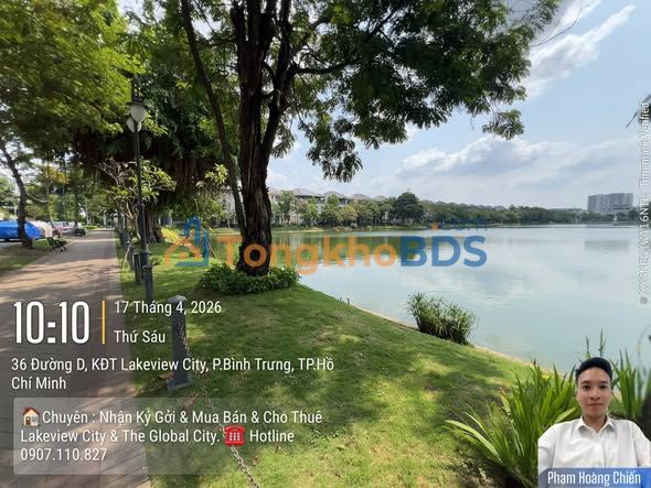 Shophouse Lakeview City An Phú 160m² góc 2MT 30 triệu