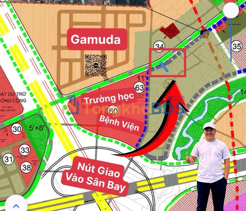 Bán đất mặt tiền Bưng Môn Long Thành 800m² - Vị trí đắc địa gần Sân Bay!
