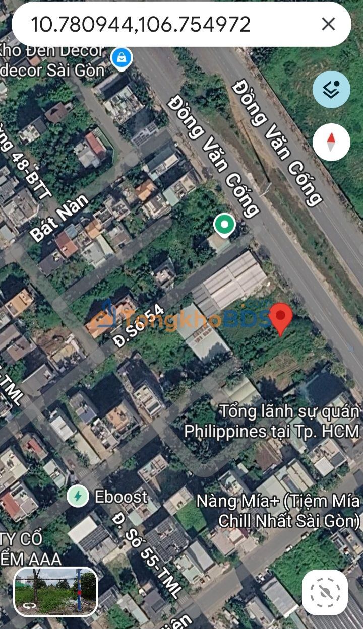 Cho thuê đất mặt tiền Đồng Văn Cống 1.200m² - Vị trí kinh doanh đắc địa