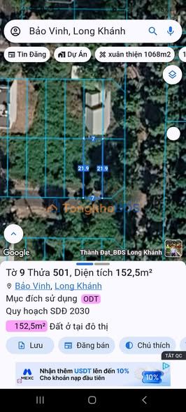Đất nền Suối Chồn Trảng Bom 300m² 6 tỷ - Thổ cư 100%