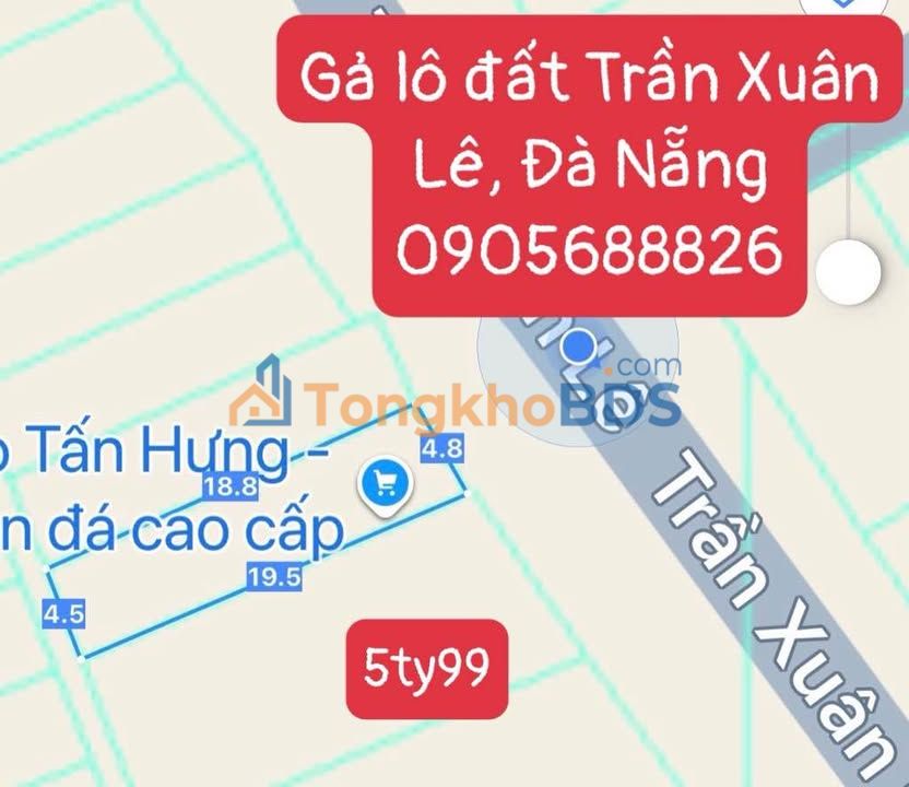 Đất nền Trần Xuân Lê 87m² - Vị trí vàng, sổ đỏ chính chủ