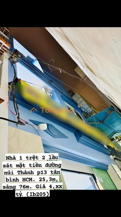 Nhà đẹp Núi Thành Tân Bình 25m² - 1 trệt 2 lầu giá 4.85 tỷ