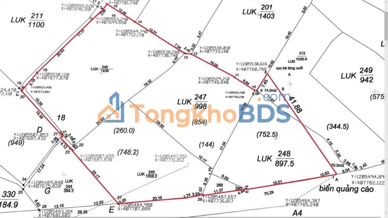 Đất mặt tiền Võ Nguyên Giáp Trảng Bom 4400m² - Tiềm năng tăng giá