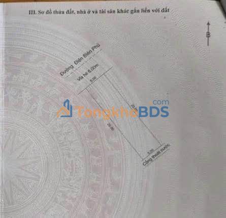 Bán nhà mặt tiền Điện Biên Phủ 100m² giá 5 tỷ - Vị trí đắc địa