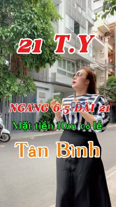Bán Nhà Mặt Tiền Hẻm 10m Tân Bình 156m² Giá 21 Tỷ Kinh Doanh Đỉnh