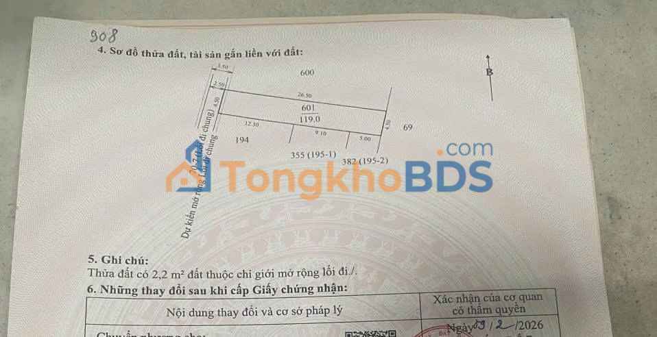 Đất nền Thủy Xuân Huế 119m² giá 1.3 tỷ - Sổ đỏ chính chủ