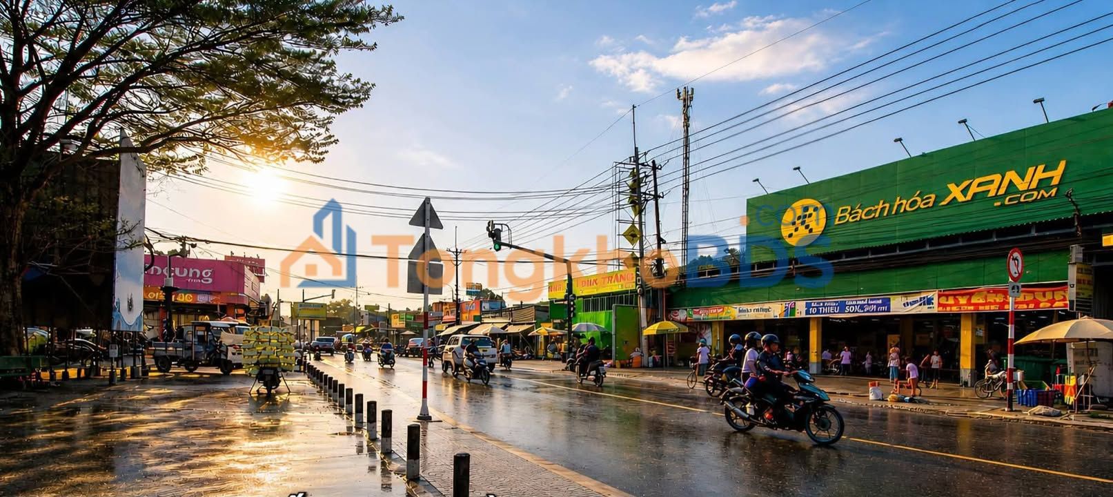 Nhà phố mặt tiền Hùng Vương Long Thành 378m² - Vị trí đắc địa!