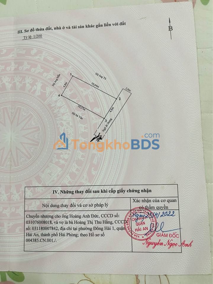 Đất nền Tràng Cát Hải An 50m² 1.35 tỷ - Tiềm năng tăng giá