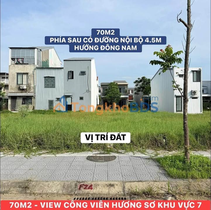 Đất nền KQH Hương Sơ 70m² - Sổ đỏ chính chủ, vị trí cực đẹp